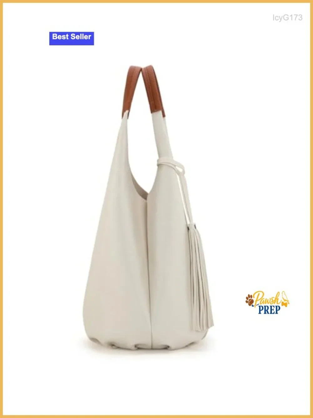 Women's Faux Leather Hobo Bag 2PCS with Tassels Slouchy Shoulder Handbag and